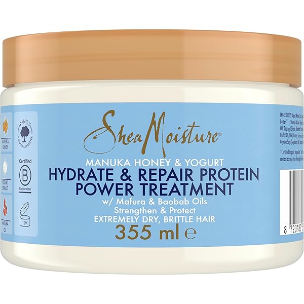 Masca de par hidratanta cu proteine, Manuka Honey & Yogurt,Shea Moisture,355 ml